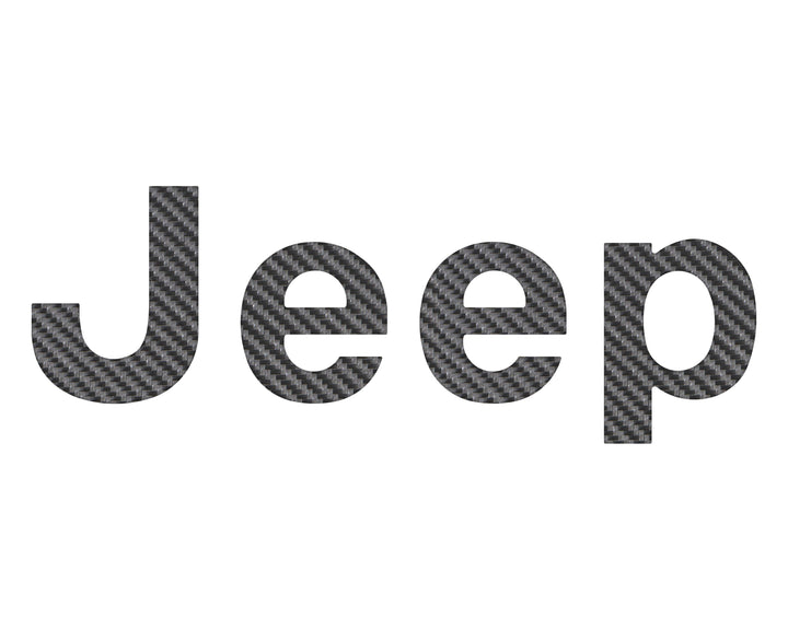 Tailgate Letter Overlays Fits 2019-2025 Jeep Gladiator
