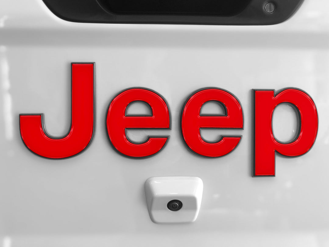 Tailgate Letter Overlays Fits 2019-2025 Jeep Gladiator