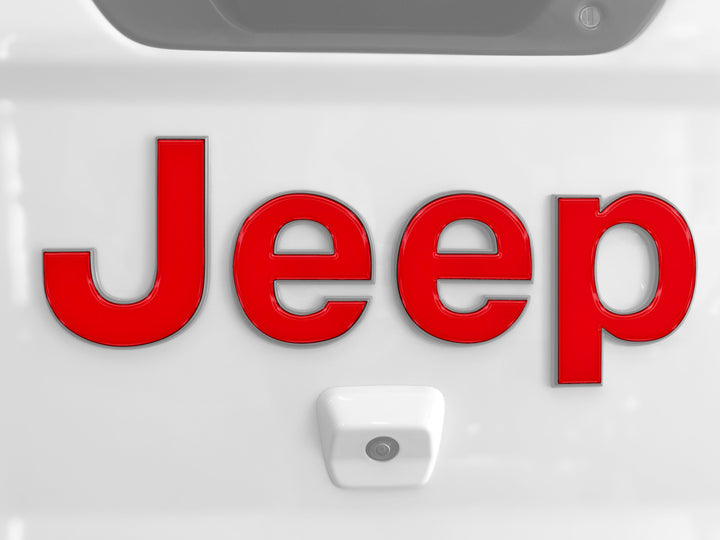 Tailgate Letter Overlays Fits 2019-2025 Jeep Gladiator