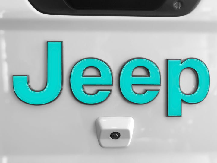 Tailgate Letter Overlays Fits 2019-2025 Jeep Gladiator