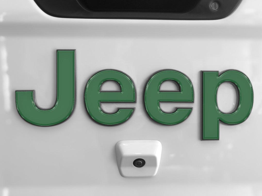 Tailgate Letter Overlays Fits 2019-2025 Jeep Gladiator