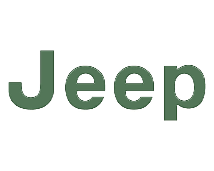 Tailgate Letter Overlays Fits 2019-2025 Jeep Gladiator