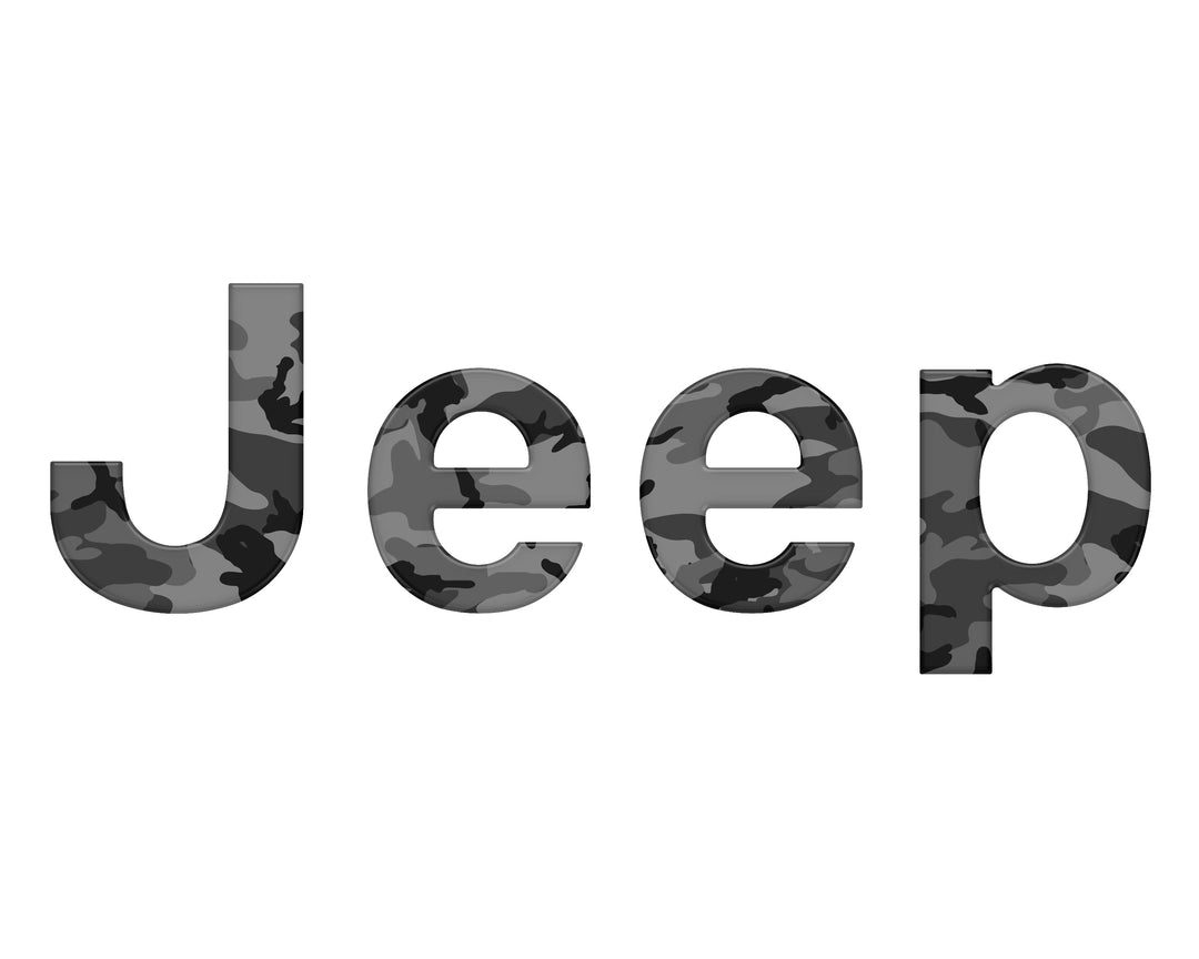 Tailgate Letter Overlays Fits 2019-2025 Jeep Gladiator