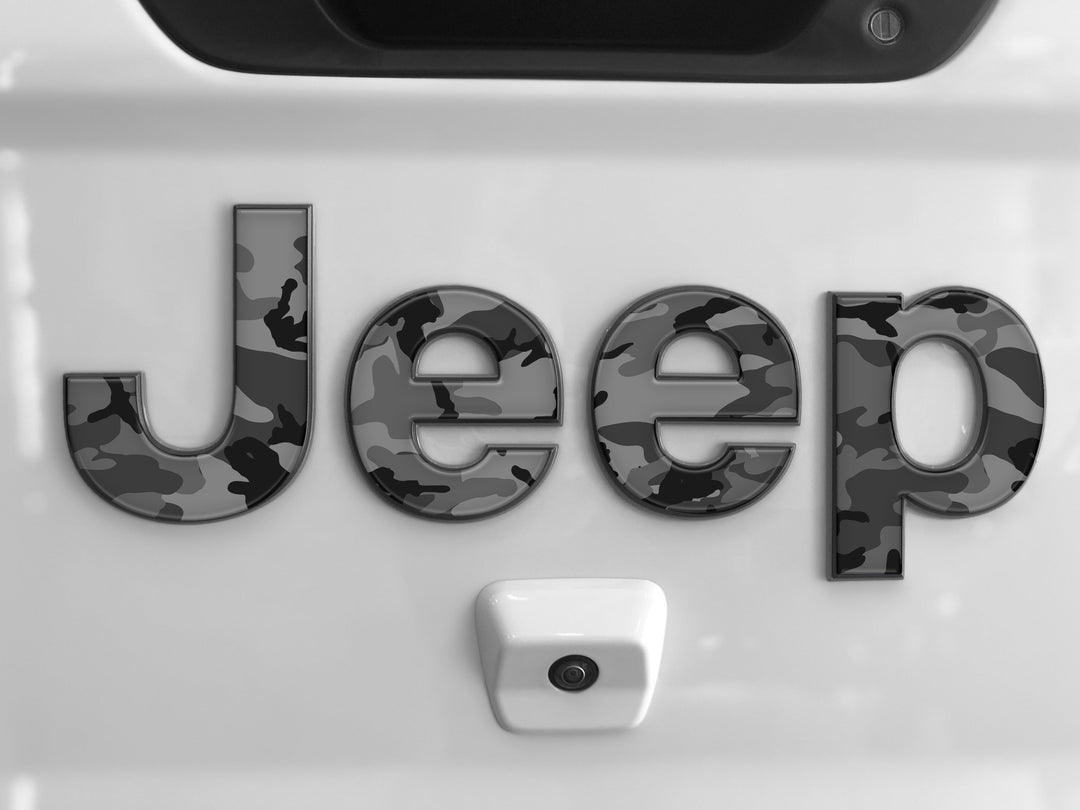 Tailgate Letter Overlays Fits 2019-2025 Jeep Gladiator