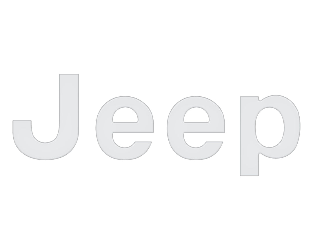 Tailgate Letter Overlays Fits 2019-2025 Jeep Gladiator
