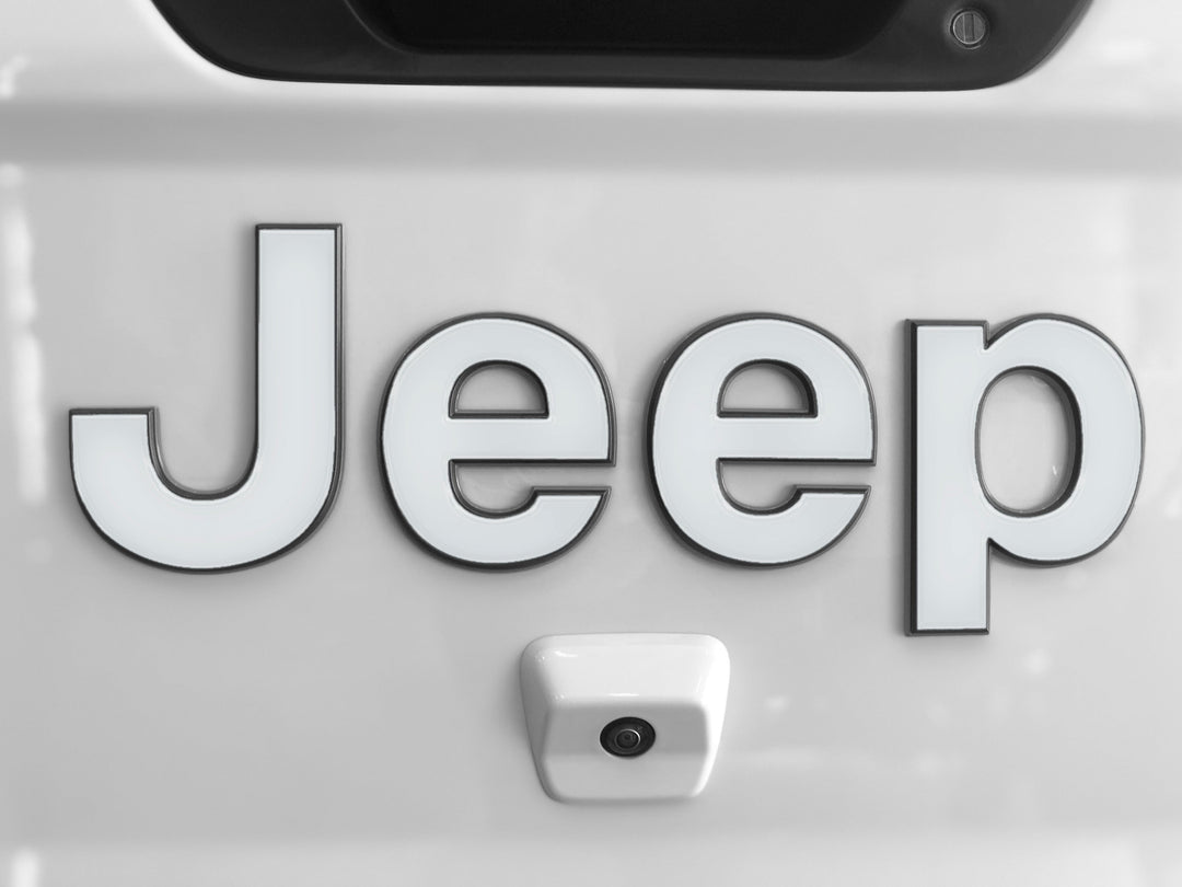 Tailgate Letter Overlays Fits 2019-2025 Jeep Gladiator