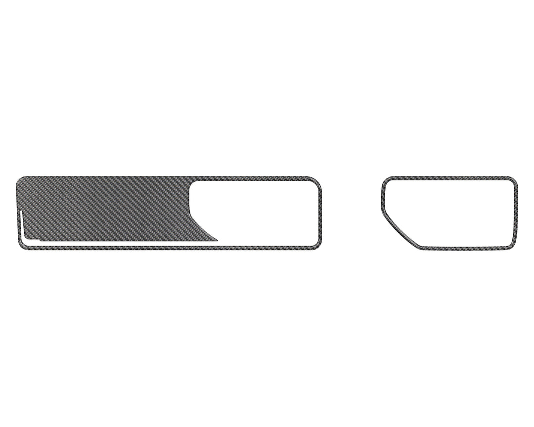 Center Cowl Accent Overlays Fits 2019-2025 Jeep Gladiator
