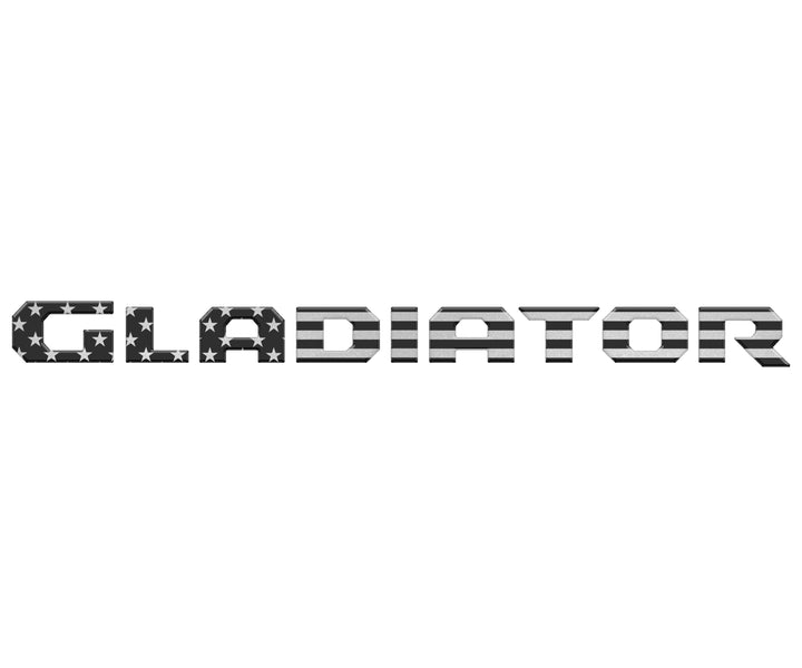 Tailgate Letter Replacement Overlays Fits 2020-2025 Jeep Gladiator
