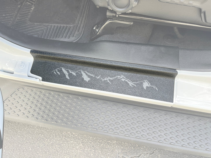 Textured Door Sill Protection Overlays Fits 2019-2025 Jeep Gladiator