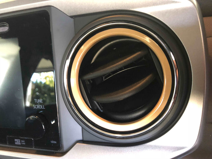 Premium Cast Vinyl Decals for 2016-2023 Tacoma Inner AC Vent Rings x4