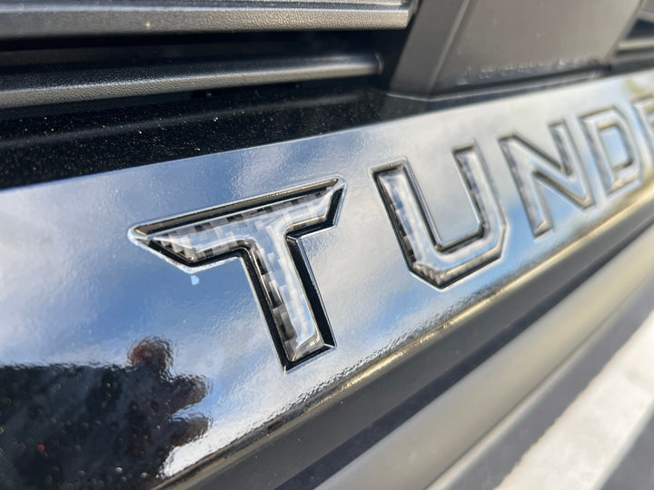 Lower Grille Letter Inserts Fits 2022-2025 Toyota Tundra