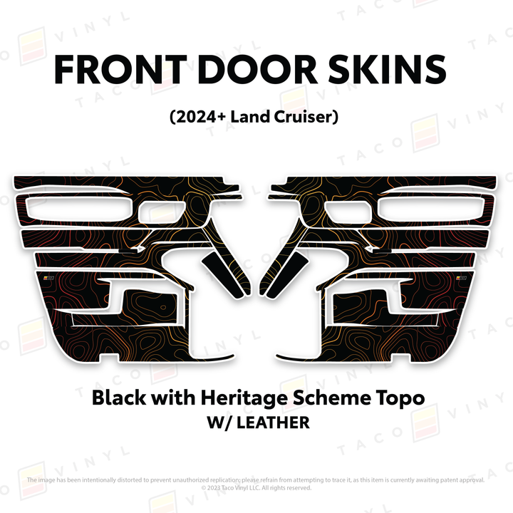 2025+ Land Cruiser 250 Door Skins
