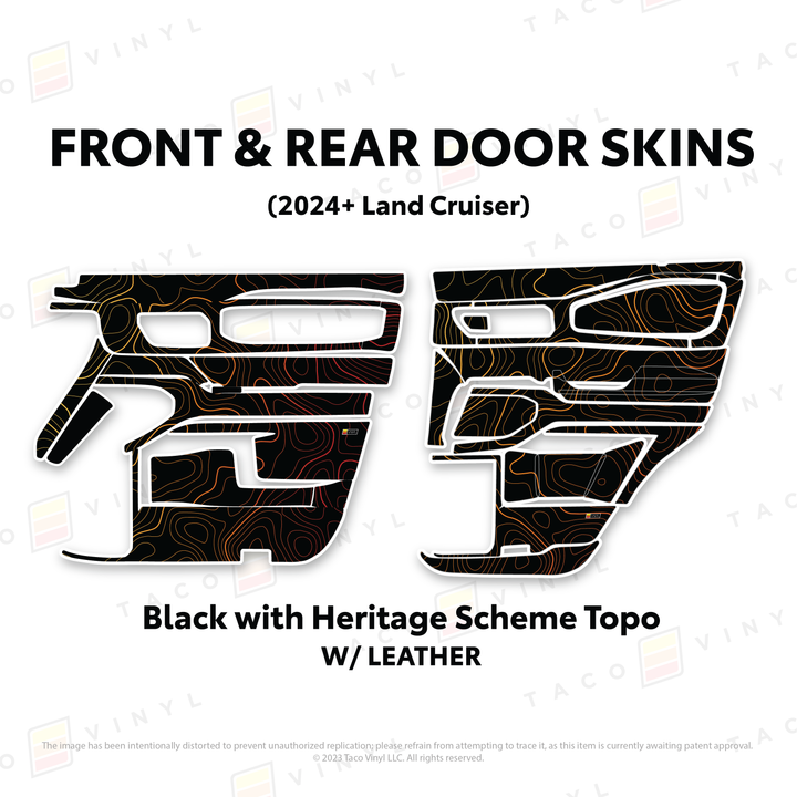 2025+ Land Cruiser 250 Door Skins