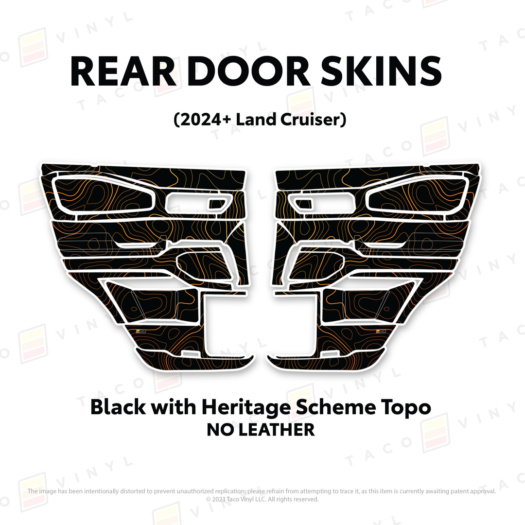2025+ Land Cruiser 250 Door Skins