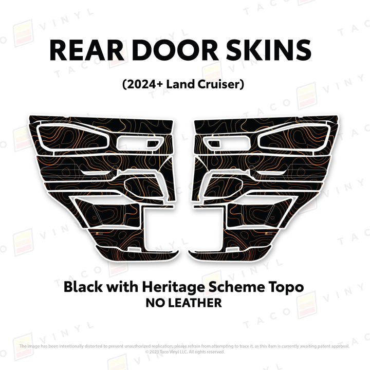 2025+ Land Cruiser 250 Door Skins