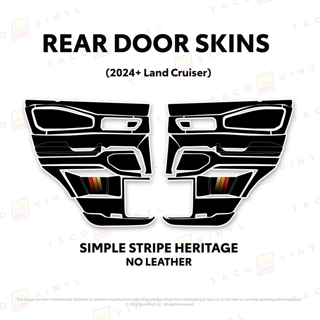 2025+ Land Cruiser 250 Door Skins