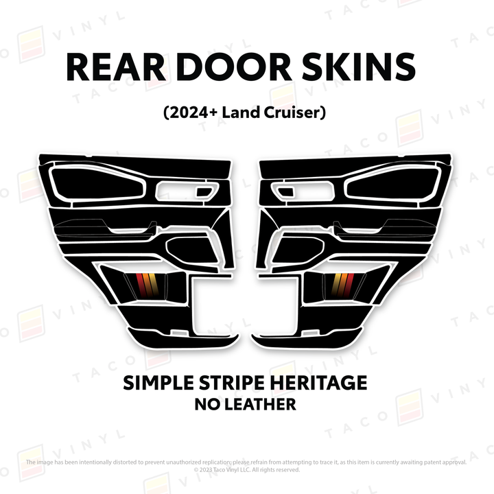 2025+ Land Cruiser 250 Door Skins