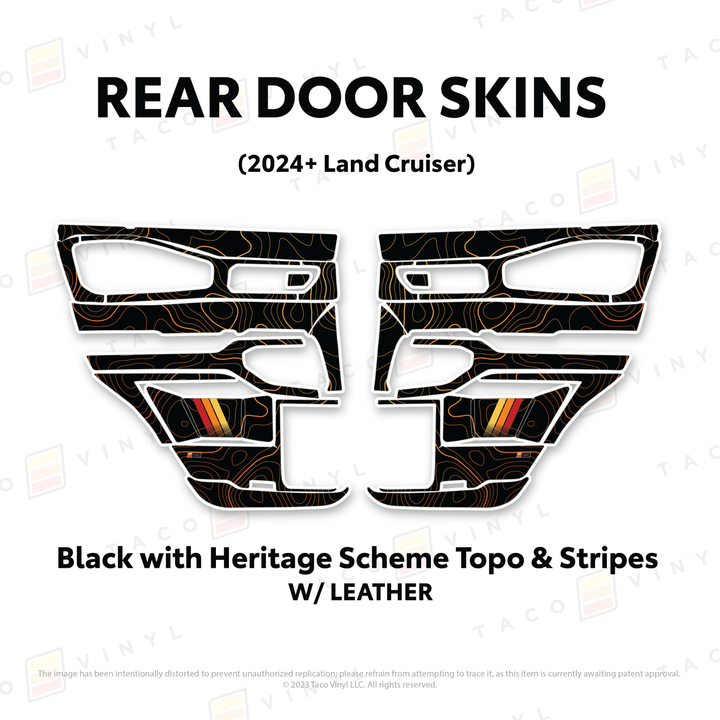 2025+ Land Cruiser 250 Door Skins