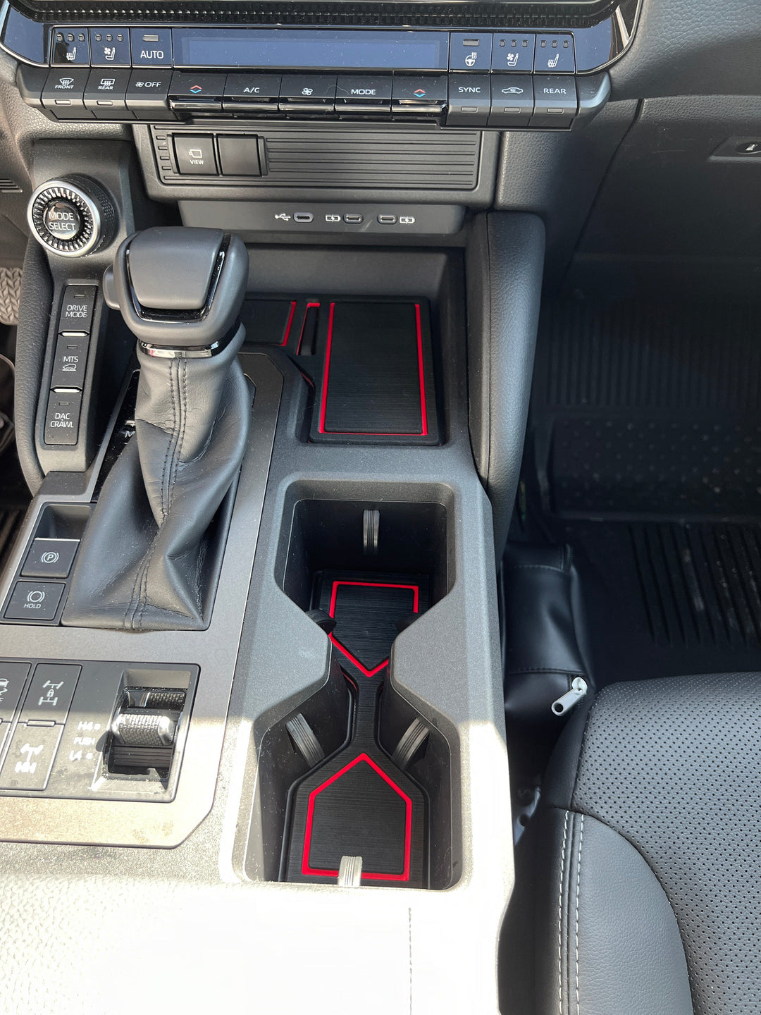 Center Console Foam Inserts Fits 2024-2025 Toyota Land Cruiser