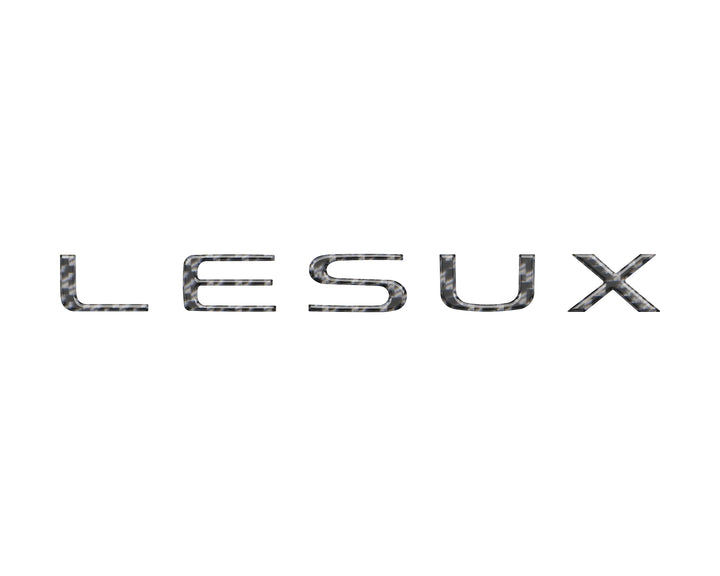 Liftgate Letter Overlays Fits 2024-2025 Lexus GX550