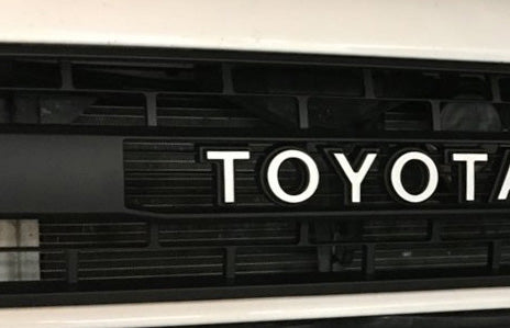 Premium Cast Vinyl Decal Letter Inlays for 2015-2026 Tacoma TRD PRO Grille