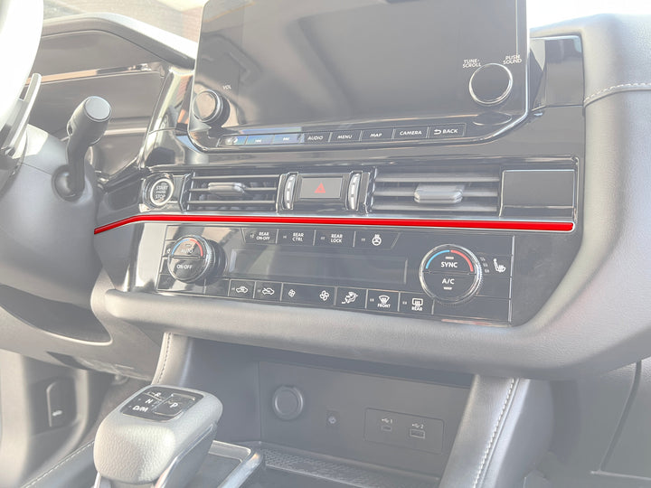 Climate Control Line Accent Trim Fits 2022-2025 Nissan Pathfinder