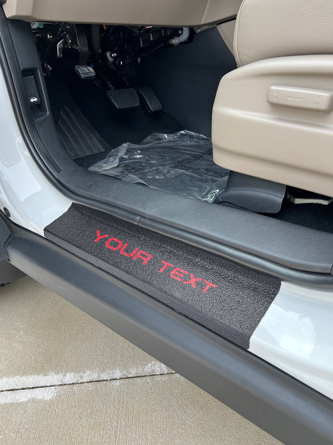 Textured Door Sill Protection Overlays Fits 2017-2025 Honda Ridgeline