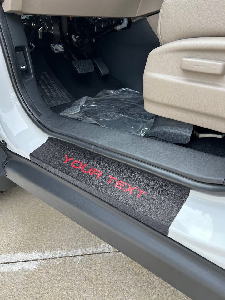 Textured Door Sill Protection Overlays Fits 2017-2025 Honda Ridgeline