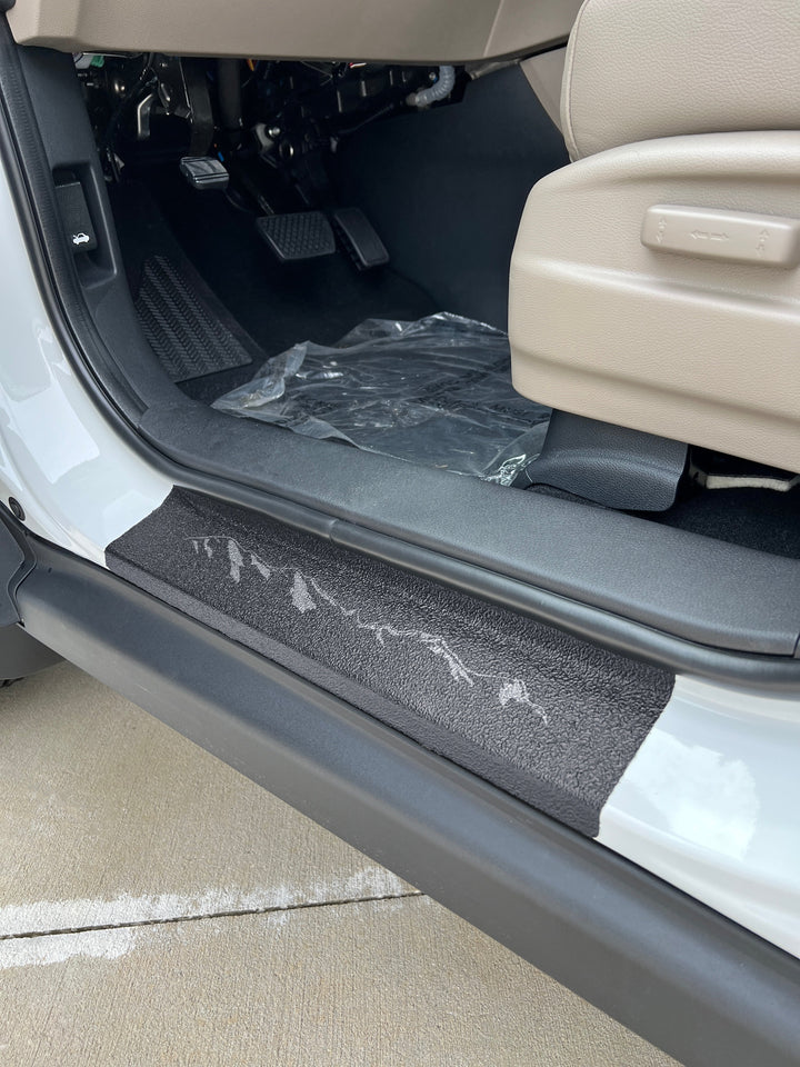 Textured Door Sill Protection Overlays Fits 2017-2025 Honda Ridgeline