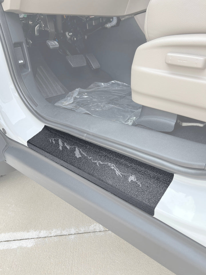 Textured Door Sill Protection Overlays Fits 2017-2025 Honda Ridgeline