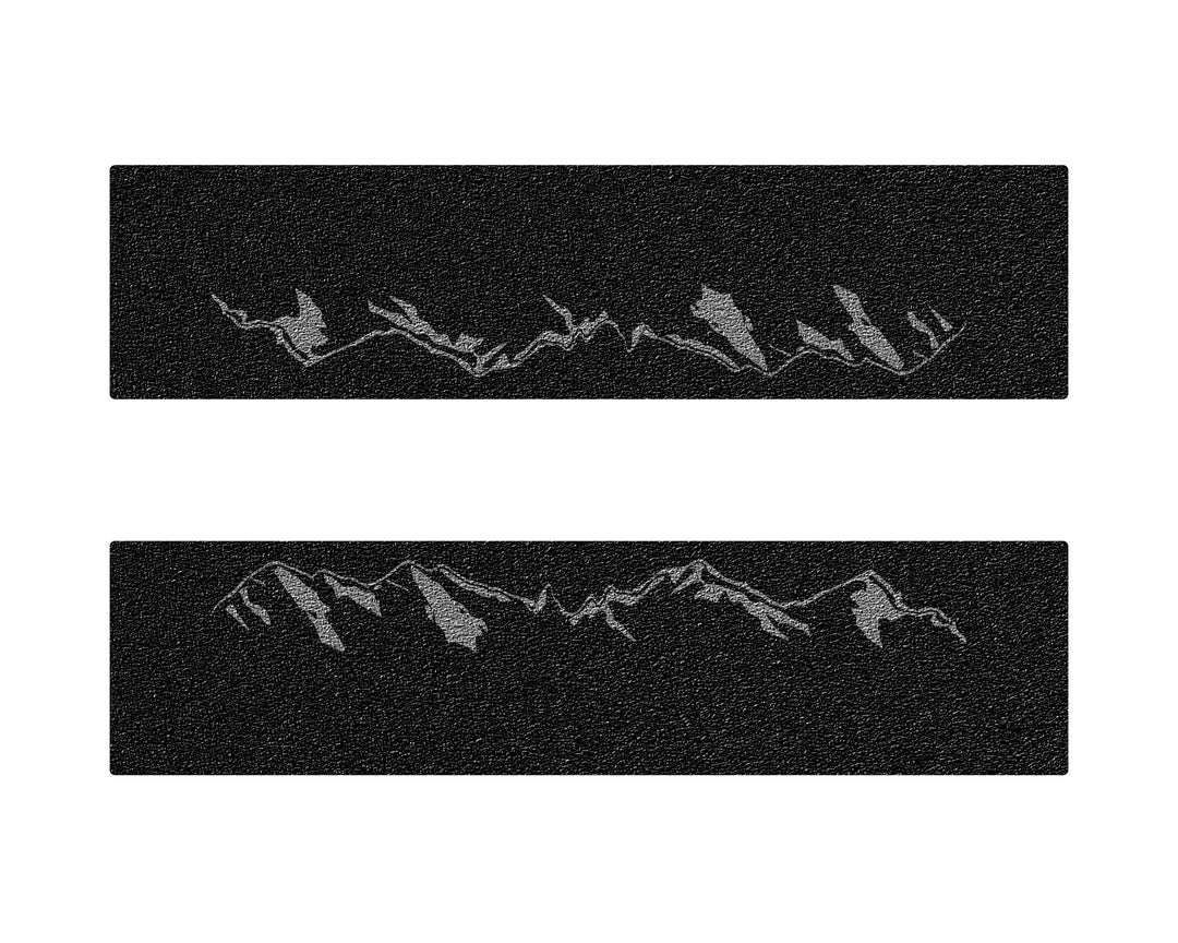 Textured Front Door Sill Overlays Fits 2022-2025 Rivian R1T