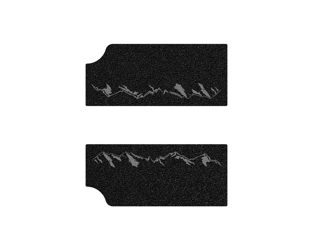 Textured Front Door Sill Overlays Fits 2022-2025 Rivian R1T