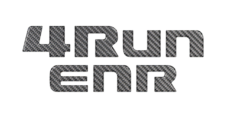 Rear Hatch Letter Overlays Fits 2010-2024 Toyota 4Runner