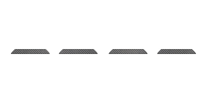 Lower Front Bumper Line Inserts Fits 2025-2026 Toyota 4Runner