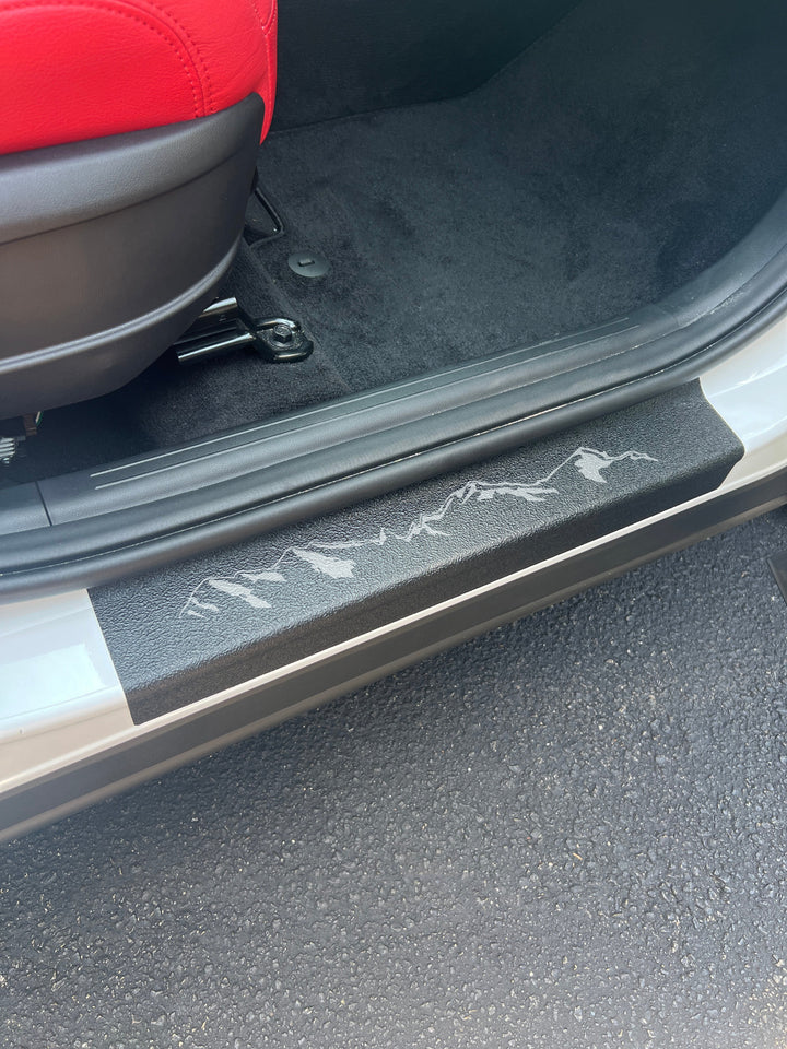 Textured Door Sill Overlays Fits 2022-2025 Hyundai Santa Cruz
