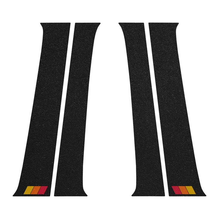 Textured Door Pillar Protection Overlays Fits 2005-2015 Toyota Tacoma