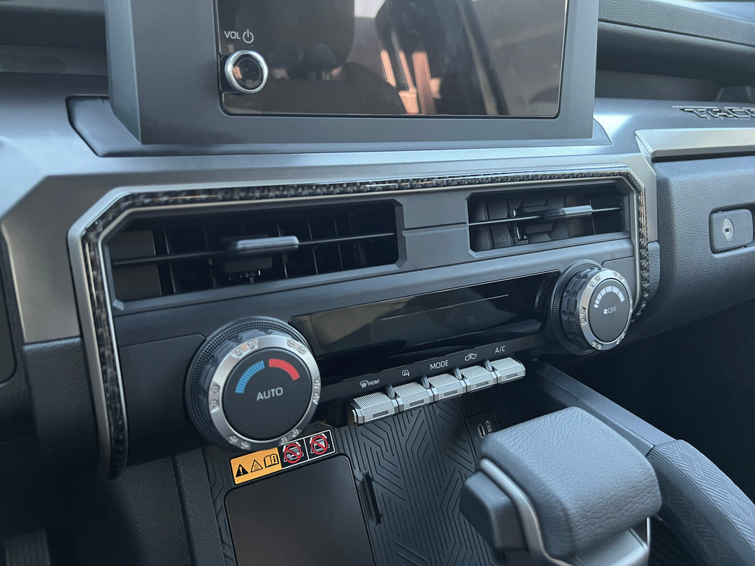 Climate Control Accent Trim Fits 2024-2025 Toyota Tacoma & 2025-2026 4Runner