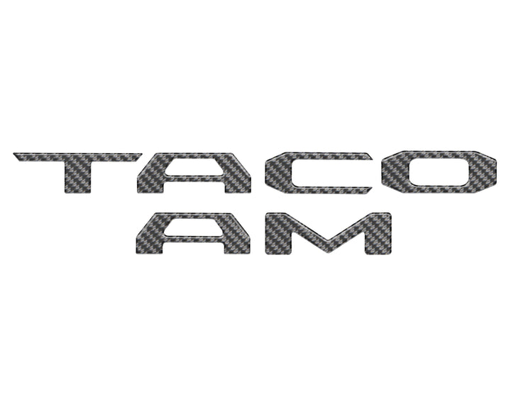 Tailgate Letter Inserts Fits 2024-2025 Toyota Tacoma