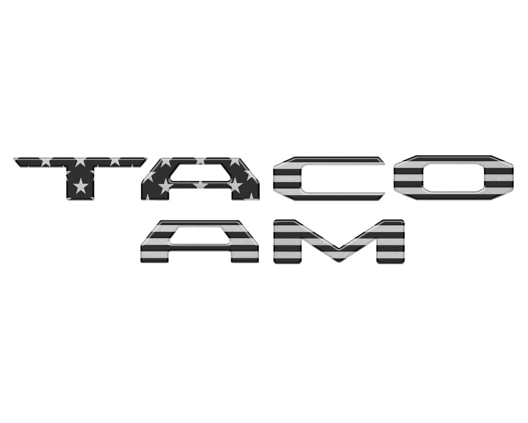 Tailgate Letter Inserts Fits 2024-2025 Toyota Tacoma
