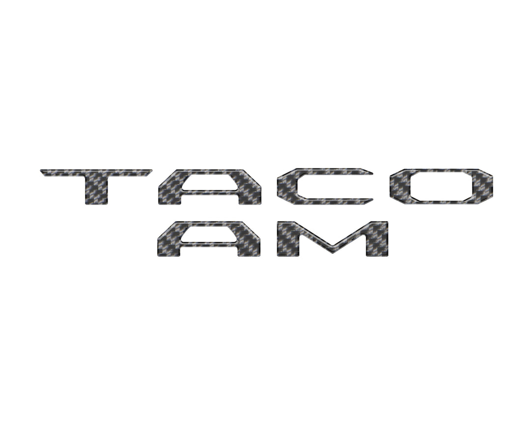 Glovebox Letter Overlays Fits 2024-2025 Toyota Tacoma