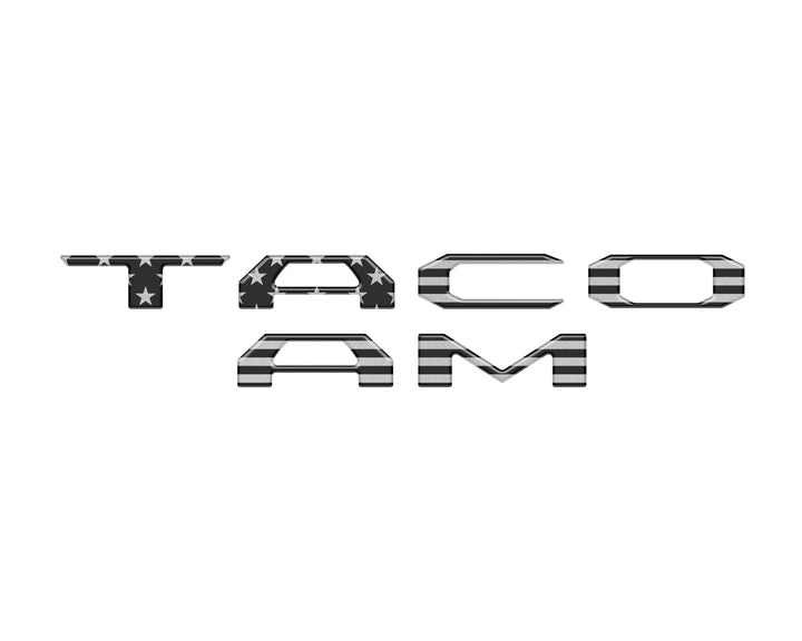 Glovebox Letter Overlays Fits 2024-2025 Toyota Tacoma