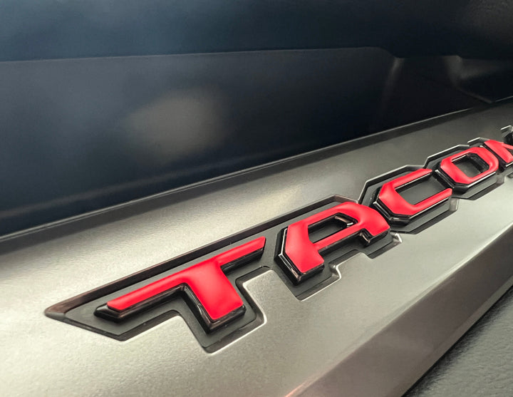 Glovebox Letter Overlays Fits 2024-2025 Toyota Tacoma