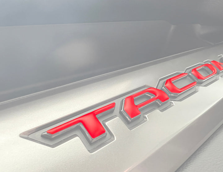 Glovebox Letter Overlays Fits 2024-2025 Toyota Tacoma