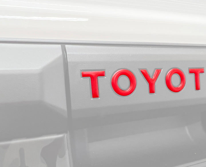 Tailgate Handle Letter Inserts Fits 2024-2025 Toyota Tacoma
