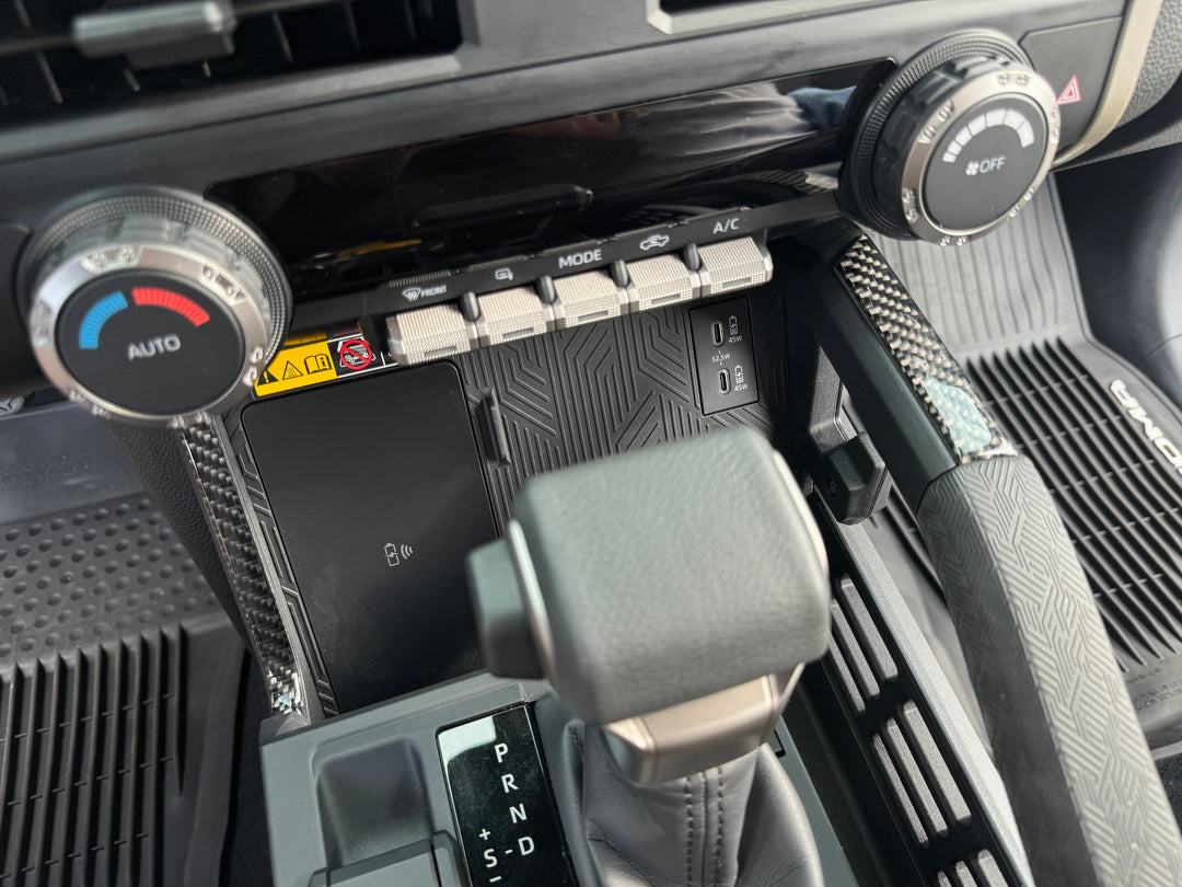Center Console Lines Accent Trim Fits 2024-2025 Toyota Tacoma & 2025-2026 4Runner
