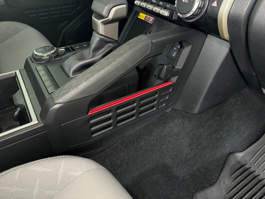 Center Storage Line Accent Trim Fits 2024-2024 Toyota Tacoma & 2025-2026 4Runner