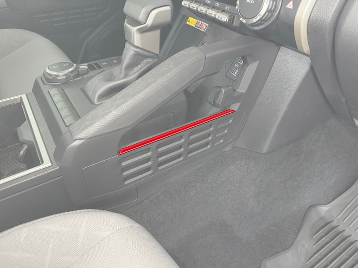 Center Storage Line Accent Trim Fits 2024-2024 Toyota Tacoma & 2025-2026 4Runner