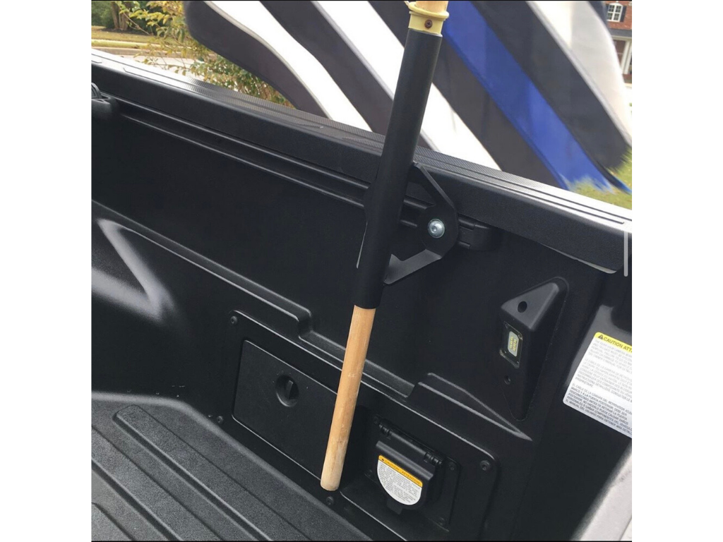 BED RAIL FLAG POLE MOUNT For Toyota Tacoma & Tundra