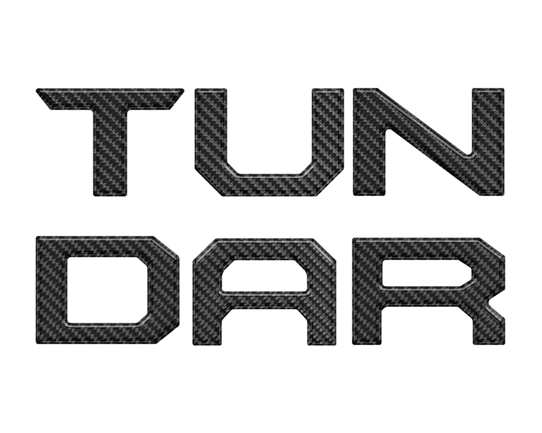 Lower Grille Letter Inserts Fits 2022-2025 Toyota Tundra