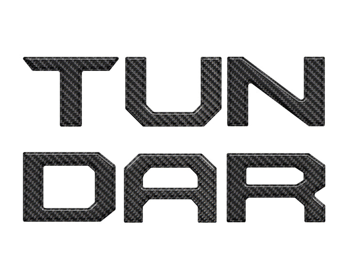 Lower Grille Letter Inserts Fits 2022-2025 Toyota Tundra